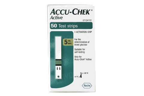 Accu Chek Active Strips 50s
