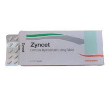 Zyncet 10mg Tabs 50s